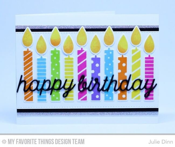 Stempel - My Favorite Things - Make a Wish, świeczki urodzinowe