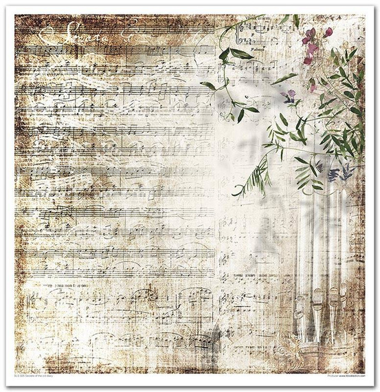 Zestaw papierów do scrapbookingu 30x30 - Secrets of the old diary vintage stare zdjęcia