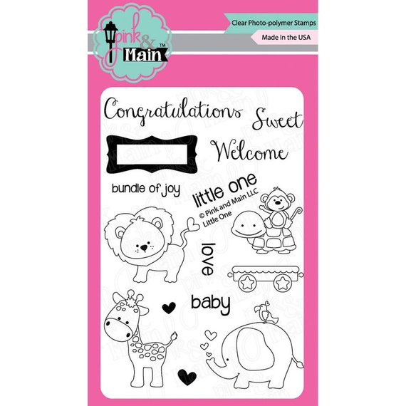 Stempel - Pink & Main - Little One - zwierzątka