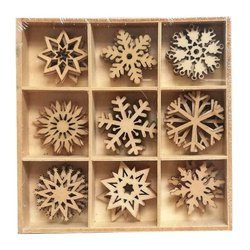 Kształty z drewna 3x3cm - 45szt