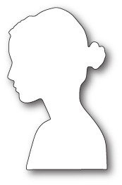 Wykrojnik - Memory Box - Susan Silhouette - profil portret kobieta