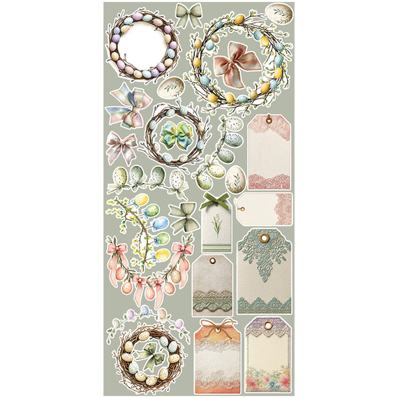 Zestaw dodatków do scrapbookingu - Craft o'clock - Spring in Love - mix 01