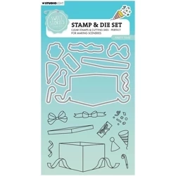 Wykrojnik i stemple - StudioLight - Party time prezent