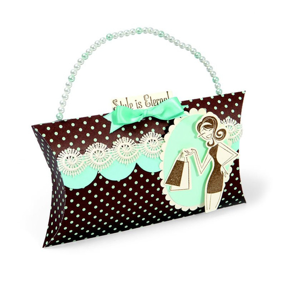 Wykrojnik Sizzix Framelits - Ovals Scallop 657564 owale z falbanką 4 szt.