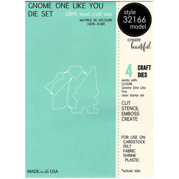 Wykrojnik + stempel - Memory Box - Gnome Like You - gnom / krasnoludek