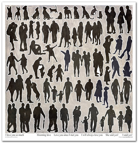 Zestaw papierów do scrapbookingu 30x30 - Itd Collection - Autumn Love Story