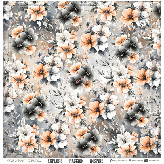 Zestaw papierów do scrapbookingu 30x30 - Craft o'clock - Nighttime Chill