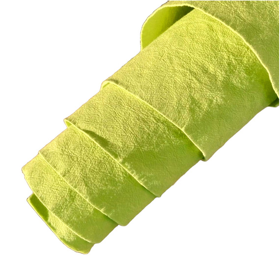 WASHPAPA papier do szycia - Aged Color trochę wsciekła limonka - arkusz ok.48x48 cm