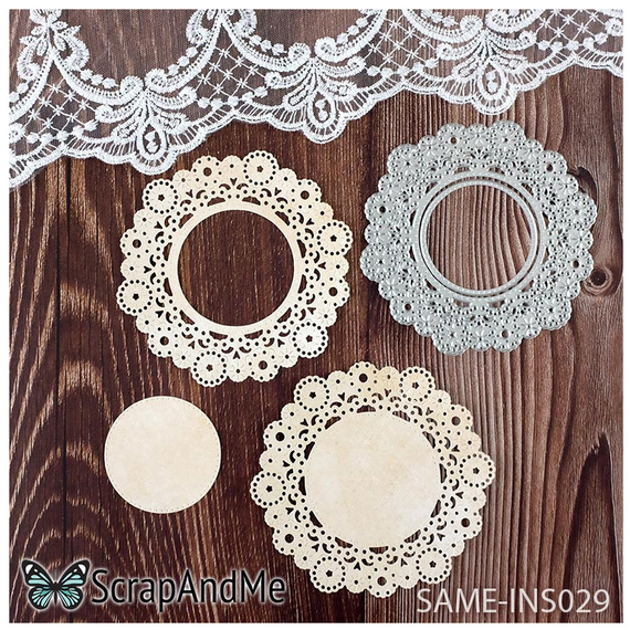 Wykrojnik do papieru - Scrapandme - Serwetka 029