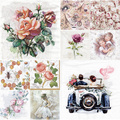 Zestaw serwetek vintage do decoupage 33x33cm - 10szt