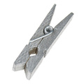 Drewniany spinacz srebrny 3,5cm - 1szt