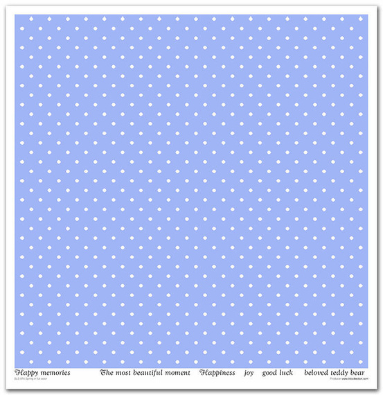 Zestaw papierów do scrapbookingu 30x30 - Itd Collection - Spring in Full Color