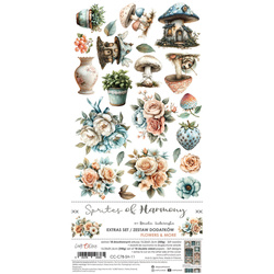Zestaw dodatków do scrapbookingu - Craft o'clock - Sprites of Harmony - Flowers & More