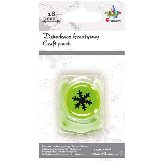 Dziurkacz ozdobny 1,8cm śnieżynka