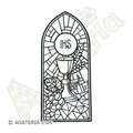 Stempel polimerowy - Witraż - Agateria