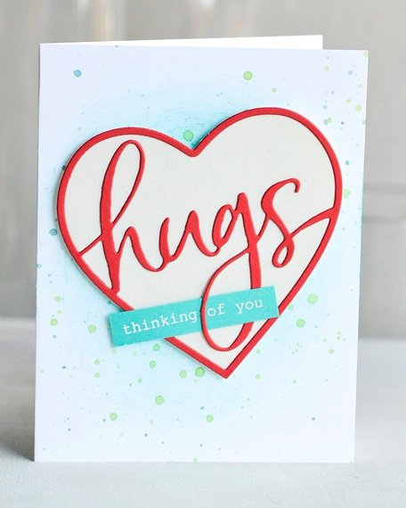 Wykrojnik - Memory Box - Hugs Loving Heart serce