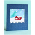 Wykrojnik - Poppystamps - Let It Snow Frame ramka