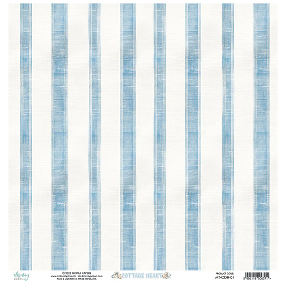 Papier do scrapbookingu 30x30 - Mintay - Cottage Heart 01