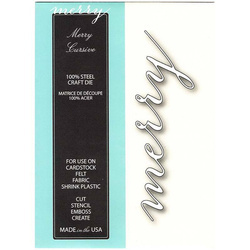 Wykrojnik - Memory Box - Merry Cursive