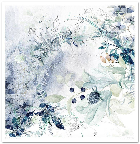 Zestaw papierów do scrapbookingu 30x30 - The world of ice porcelain zwierzęta