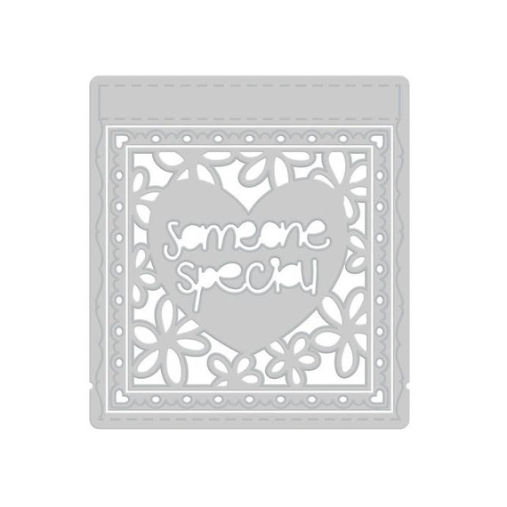 Wykrojnik - Tonic Studios - Someone Special 497E ramka z napisem
