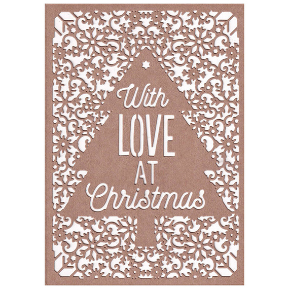 Wykrojnik - First Edition - Christmas Craft a Card - With Love / choinka
