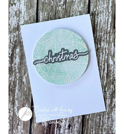 Stempel polimerowy - Julie Hickey - Jolly Holly Christmas ostrokrzew