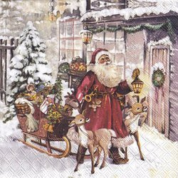 Serwetka 33x33cm - Christmas Visit