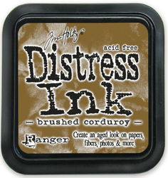 Tusz Distress Ink Pad - Ranger - Tim Holtz  Brushed Corduroy