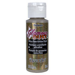 Farba brokatowa Glamour Dust - DecoArt - Champagne Gold