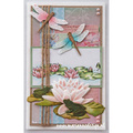 Stempel - Marianne Design - Waterlilies border - lilie wodne