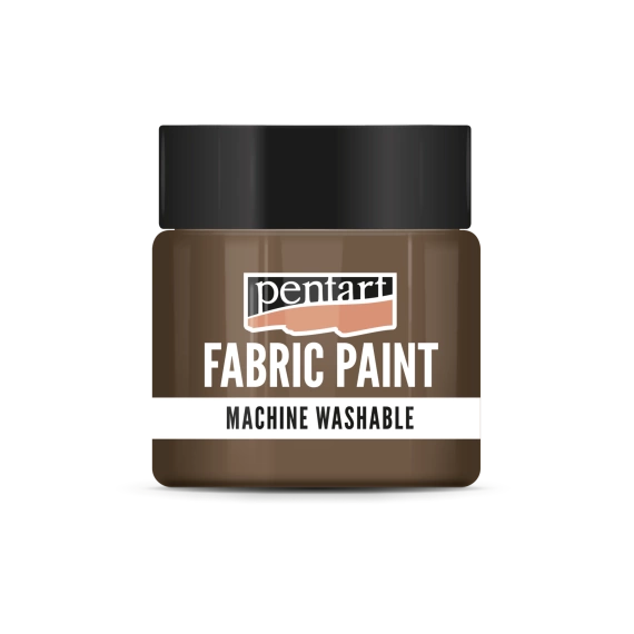 Farba do tkanin - Pentart - brązowa 50ml