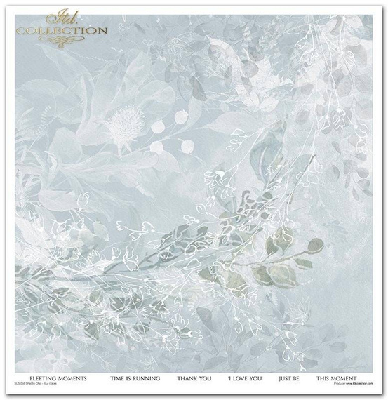 Zestaw papierów do scrapbookingu 30x30 - Itd Collection - Shabby Chic