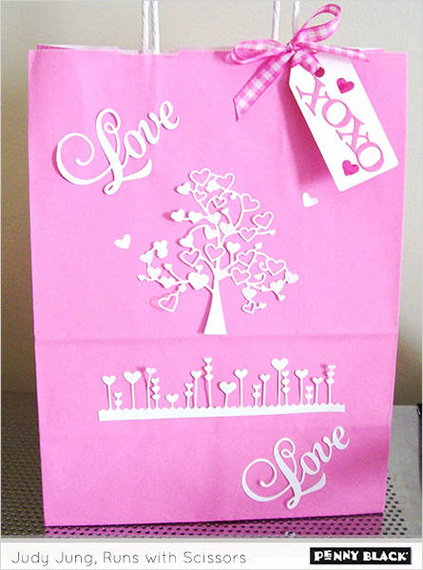 Wykrojnik - Penny Black - Filled with Love