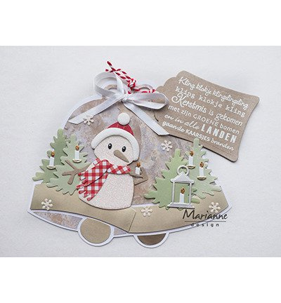 Szablon - Marianne Design - Christmas bells / dzwonki