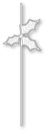 Wykrojnik - Poppystamps - Holly String - ostrokrzew