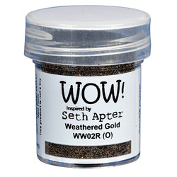 Puder do embossingu - Wow! - Mixed Media Weathered Gold
