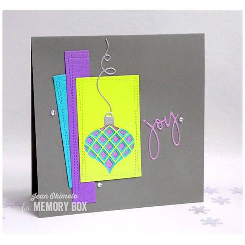 Wykrojnik - Memory Box - Classic Ornament Triplet - warstwowa bombka