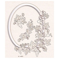 Tekturka - Grapevine - oval frame 01 - owalna ramka 01 SC