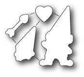 Wykrojnik + stempel - Memory Box - Gnome Like You - gnom / krasnoludek