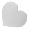 Baza serce - białe 14x14 - Rzeczy z papieru