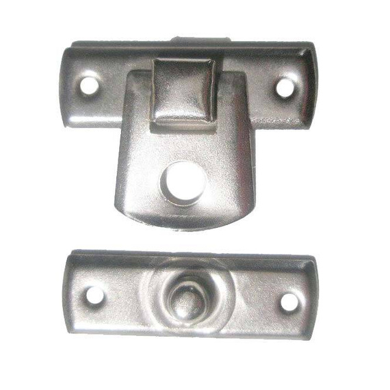 Zapięcie metalowe proste nikiel - 1szt