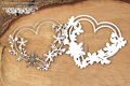 Tekturka - Cherish Christmas- 2 warstwowe serce 01 SC