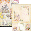 Zestaw papierów do scrapbookingu A4 - Ciao Bella - Flower Shop