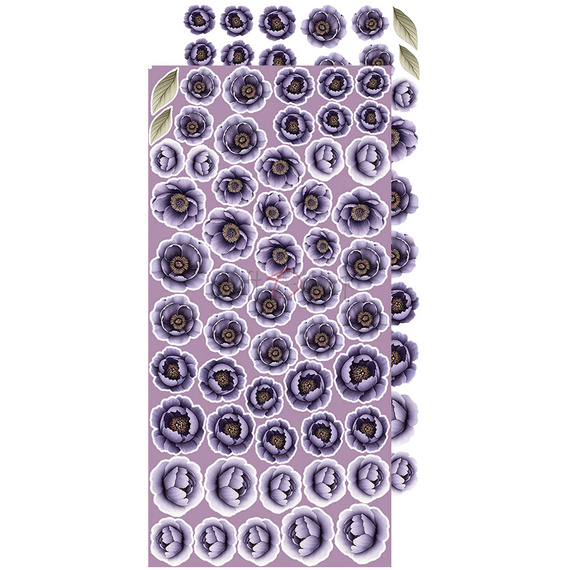 Heritage Whispers zestaw dodatków do scrapbookingu - Craft o'clock - Flowers