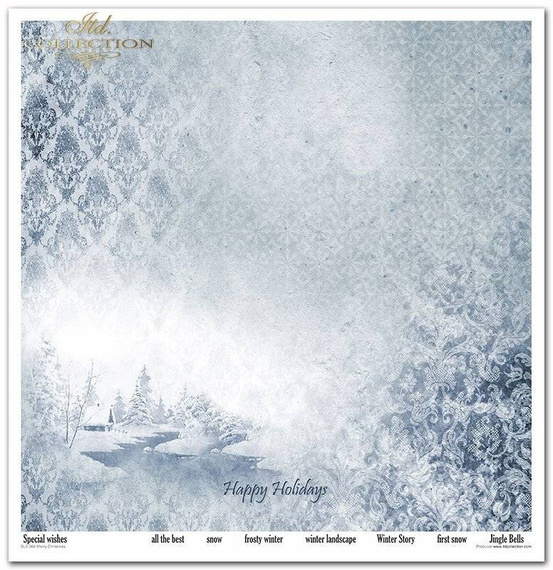 Zestaw papierów do scrapbookingu 30x30 - Itd Collection - Merry Christmas