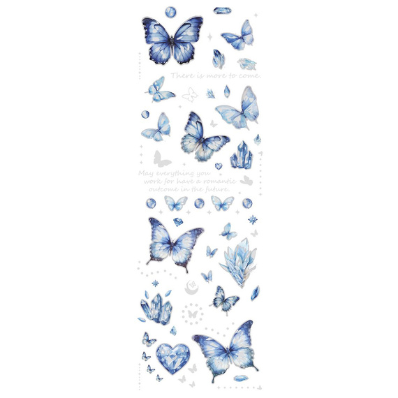 Naklejki foliowe - Niebieskie motylki