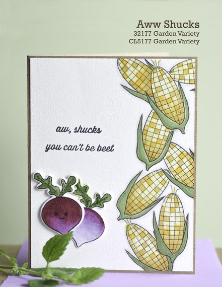 Wykrojnik + stempel - Memory Box - Garden Variety - warzywa