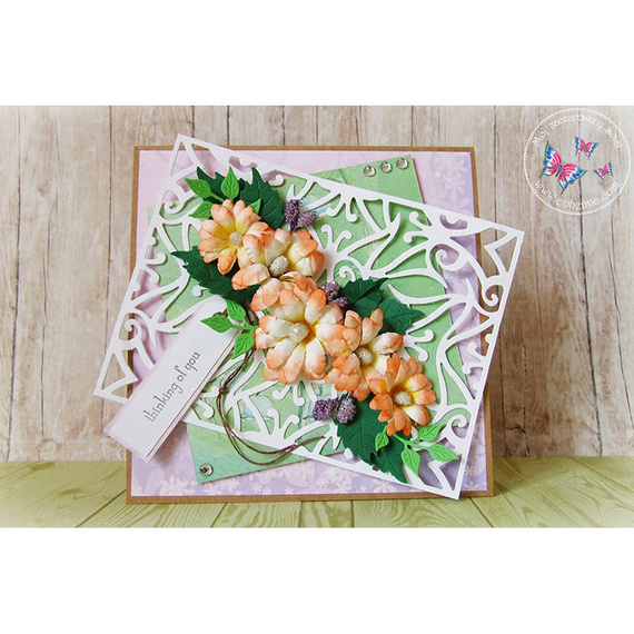 Wykrojnik - Cheery Lynn - Mediterranean Lace - ażurowa ramka