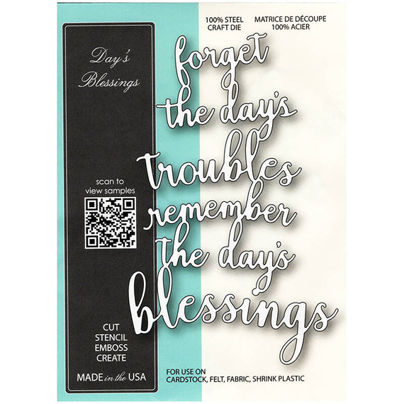 Wykrojnik - Memory Box - Day`s  Blessings 